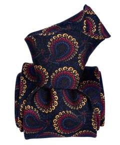 Printed Silk Tie - Multicolour Paisley