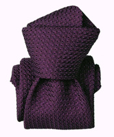 Grenadine Garza Grossa Tie - Violet