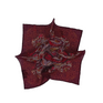 Poszetka Natural Blend - Burgundowa PoW Paisley