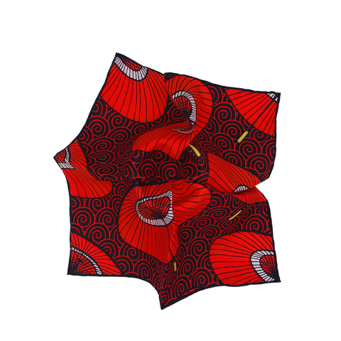 Poszetka Jedwabna - Wagasa Aka Kaze