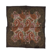 Poszetka Natural Blend - Zielona PoW Paisley