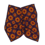 Wool Pocket Square - Yellow Flowers