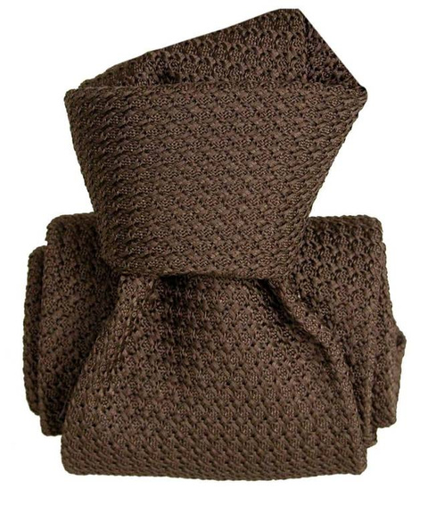 Grenadine Garza Grossa Tie - Regimental Navy&Burgundy