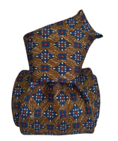 Printed Silk Tie - Cappuccino with Extrasomething