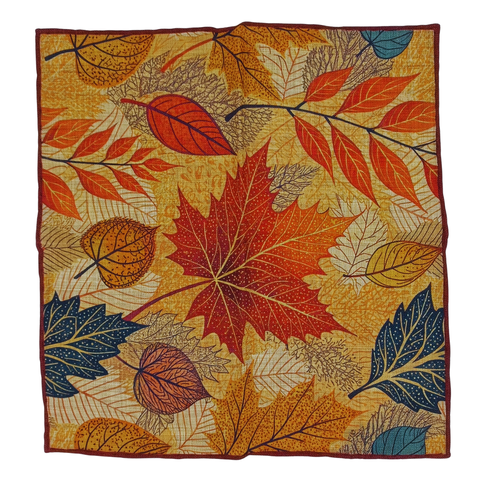 Wool Pocket Square - Autumn Leafs
