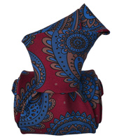 Printed Silk Tie - Burgundy BIG Paisley