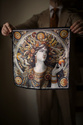 Silk Pocket Square - Gaia