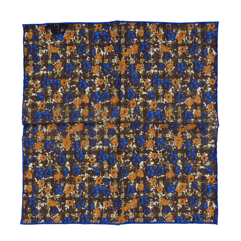Natural Blend Pocket Square - Flowers